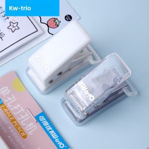 Single Hole Punch Manual Document Punching Machine for Studying Exam Preparation Loose Leaf Paper Punching Small Size