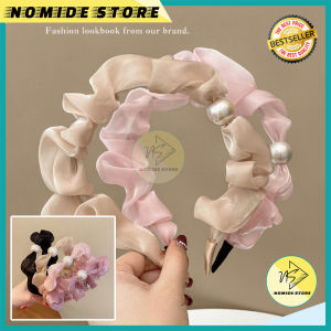 BANDO KOREA SCRUNCHIE KERUT DEWASA ANAK PEREMPUAN / AKSESORIES RAMBUT WANITA DEWASA - AK90 NOMIDE
