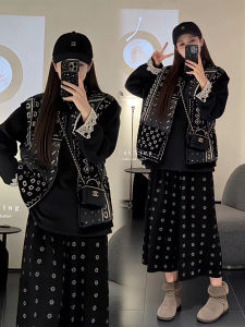 XUECAIQI | Korean Style Lazy and Relaxed Three-piece Womens Set