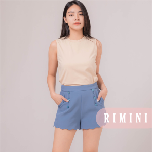 RIMINI - Bawahan Celana Pendek Wanita A-Line Size XS-XL - Rowei Shorts 85749