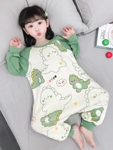 Bộ Đồ Ngủ Trẻ Em Mùa Xuân Thu Dày Dặn Ấm Áp Hoạt Hình Đồ Ngủ Trẻ Em Mặc Ở Nhà Cổ Tròn Tay Dài Quần Dài