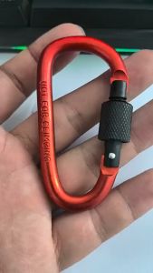 Carabiner Quickdraw Screw 8D Gantungan Kunci Aluminium Alloy not for climbing