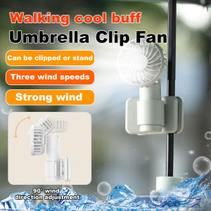 Multifunctional Clip Fan Usb Outdoor Portable Clip Stand Dual-Purpose Handheld Mini Electric Fan