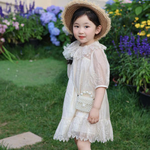 K-style Girl Pearl Bag 2024 New Arrival Fashion Princess Hand Bag Western Style Little Girl Accessories Messenger Bag Fashion