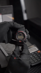 Jam Tangan Pria Casio G-Shock DW-6900TR-1D LINE 30TH ANNIVERSARY MODEL Black Dial Black Resin Band