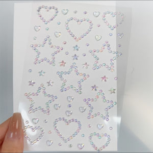 Red Spider Face Patch Dark Diamond Waterdrop under Eye Tear Diamond Play Makeup Patch Small Devil Makeup Face Patch Jewelry