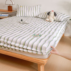 JoynCleon | Non-slip Coarse Cotton Bed Skirt Sheet Set