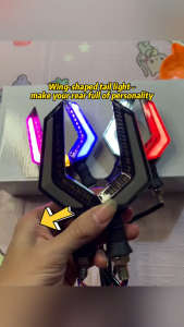 High transparency acrylic signal light motorcycle Flowing Water LED Effect Low Power Long Lifespan signal light flasher