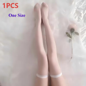 1/2Pcs High Knee High Socks Black Stockings Lace Summer Ultra-thin Long Stockings JK Anti Hook Silk Ins Trendy