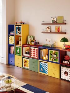 MEISD | Vintage Grid Color Bamboo Storage Box