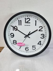 Jam dinding klasik minimalis diamond sweep 2711-14
