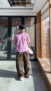 Basic Boxy Crop Tee Hey Buddies Clothing Boxy Crop Tee Oversize Menswear