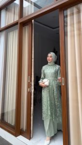 CELSY DRESS SILK ARMANY!! BUSUI FRIENDLY SIZE M - XXL DRESS KONDANGAN DRESS PESTA DRESS BRIDESMAID DRESS WISUDA