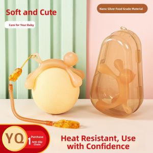 Classic Cat Tooth Gel Toy for Babys Oral Stage Nano Soothing Teething Stick Gripping Function Silicone Teether Baby Supplies