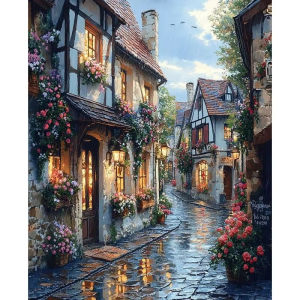 Jigsaw Puzzle for Adults 500/1000/1200/2000PCS Street Scenery Paper Puzzle Home Wall Decoration Gift Idea
