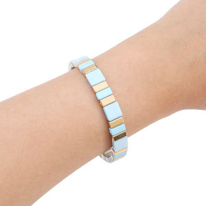 New 100/50Pcs Double Hole Acrylic Letter Beads Square Loose Beads For Jewelry Making DIY Handmade Bracelet