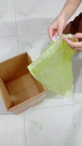 Túi Đựng Rác Sinh Học Có Quai Cầm Tiện Lợi Hương Thơm Ngải Cứu Đuổi Ruồi Muỗi Côn Trùng An Toàn