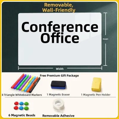 TONGMUXING | Removable Magnetic Dry Erase Whiteboard Sheet for Office and Kids