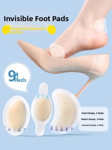ZUYINBULUO | Running Anti-wear Gel Insoles Invisible Footwear Gels For Shoe Inserts Ankle Support Sports Medicine And Fitness Equipment