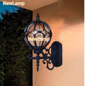 Garansi Lampu dinding outdoor waterproof Kode 1218 C/S Hitam Tahan Air - Anti Karat