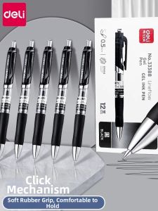 deli | Press Action Neutral Pen 0.5mm Black