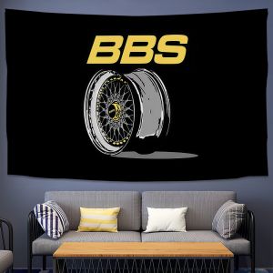 Fashion Cool Art B-BBS Flag for Room Dorm Camping Party Living Room Garage Bar Wall Picnic Club Decor Banner