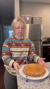 Pemotong Kue Stainless Steel Adjustable Wire Cake Cutter Slicer Leveler