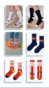 {1 แถม 1} ถุงเท้าวินเทจข้อยาว cotton พร้อมส่วจากไทย