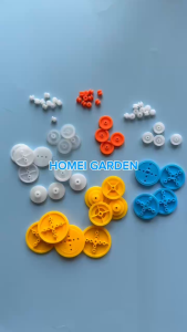 10 cái ròng rọc nhựa mini đủ loại 1 lớp 2 lớp 3 lớp 2x24mm 2x36mm 2x13mm 2x18mm trục 2mm DIY HM0581