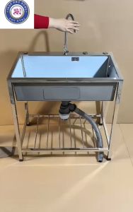 CHẬU RỬA CHÉN INOX 75cm x 45cm x 78cm DxRxC BỒN RỬA INOX