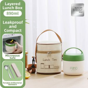 YOULUNMEI | Portable Insulated Microwave Safe Lunch Box