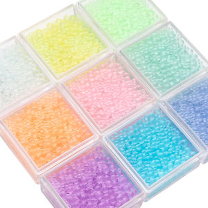 เม็ดลูกปัดฝ้าไร้รู30กรัม/ถุง2-3.5มม. สำหรับเครื่องประดับทำเครื่องเพชรทำสร้อยคอ DIY สร้อยข้อมือ