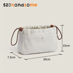 Satin Interior Organizer Bag Lining Insert