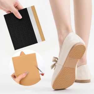 Anti Slip Adhesive Wear-resistant Cowhide Rubber Sole Self Adhesive Sole High Heels Real Leather Shoes Silent Shock-absorbing 