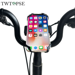 TWTOPSE Bike Bicycle Phone Mount Holder For Brompton Folding Bike Bicycle A C Line 3SIXTY PIKES Handlebar Alloy Bracket Stand Support Accessory