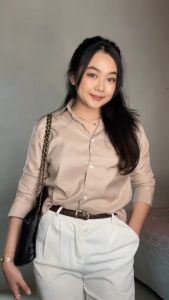 KEMEJA POLOS WANITA LENGAN PANJANG ATASAN SHIRT KEMEJA WANITA BASIC