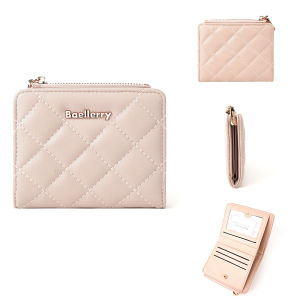Baellerry | Baellerry Luxury Womens Short Wallet Fashion Card Holder Pure Color Coin Purse Multi-Slot Design for Credit Cards And Cash