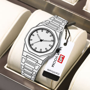 2025 New Creative Men Silicone Watch VA VA VOOM Brand Quartz Movement Creative Lines Leisure Outdoor Sports Black Wrist Watches