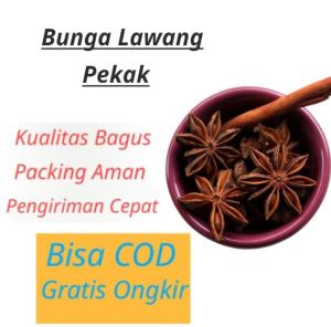 Bunga Lawang 50gr: Kualitas Bagus & Pekak