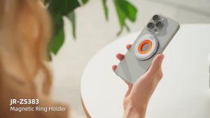 Joyroom แหวนแม่เหล็กที่วางศัพท์ขาซิลิโคนแหวนที่แข็งแกร่งแม่เหล็กศัพท์จับที่วางขาตั้งสำหรับ iPhone 15 14 13 PRO MAX