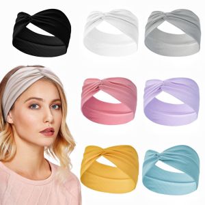 Wide Edge Ice Silk Yoga Hairband: A Comfortable Exercise Hair Accessory