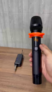 Micro không dây đa năng TK39 vỏ kim loại chỉnh được âm lượng và tần số chống hú tốt hát nhẹ