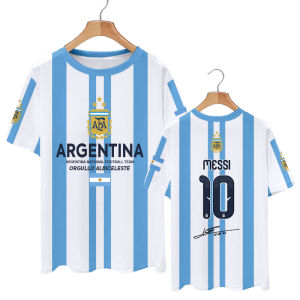 LUOQIU | Áo Thun Tay Ngắn Đội Tuyển Argentina Fan Messi World Cup 2026