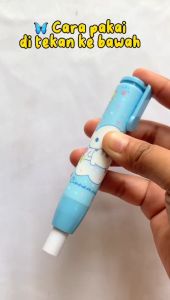 Penghapus Pensil Mekanik Kuromi / Hapusan Mekanik Lucu Motif Anak / Penghapus Mekanik Refill