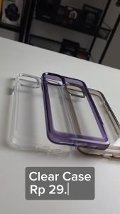 Case Casing Cover Iphone Bening Clear Anti Kuning Transparan Acrylic Anti Crack Tahan Banting Berkualitas Full Cover X 11 12 13 14 PRO MAX