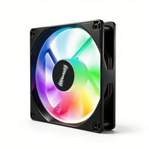Quạt Tản Nhiệt Máy Tính Để Bàn 120mm RGB Hiệu Ứng Gương Xoay Vòng Đèn Nhiều Màu Sắc 12V Với Ổ Bi Lỏng