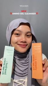Wardah Radiant Charge Gel Cleanser Vitamin C - Heartleaf 8X NMF Amino - Pembersih Wajah - Face Wash
