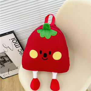 Cute Cartoon Canvas Shoulder Bag Womens Mini Backpack Soft Korean Style Student Bookbag Youth Leisure Fashion Bag with Computer Pocket