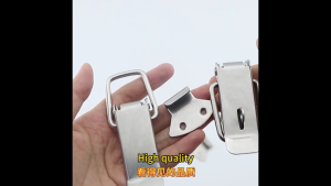 SIGNET Stainless Steel Spring Clasp Buckle Burglar-proof security Toggle Latch Catch  Anti-Theft Duck Billed Buckles Toolbox