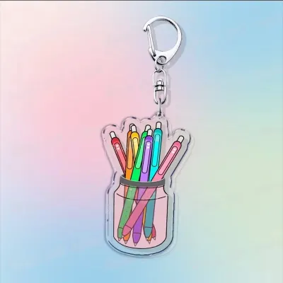 Bandai | Horror Obsession 2026 Keychain for Accessorie Bag Charm Nikki Scary One Wish Willow Farming Keyrings Jewelry Fans Gifts